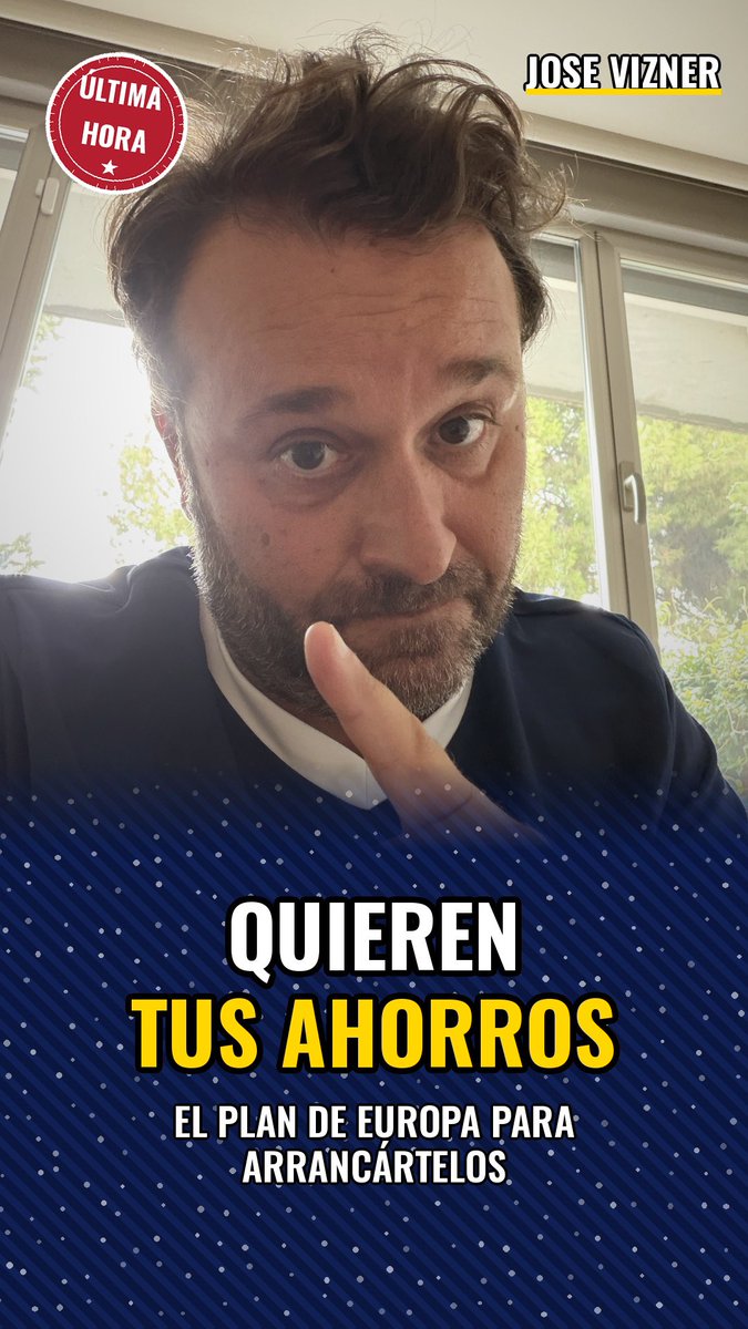 QUIEREN TU DINERO: El plan de Von der Leyen para mover tus AHORROS tiene fecha. Antes de acabar el año QUIEREN TUS AHORROS Von der Leyen ha puesto fecha: antes de que acabe el año quiere cerrar la unión financiera de la UE. Y si no hay acuerdo entre los 27, avanzará igual con los países que estén "preparados". ¿El objetivo real? Mover el dinero que los europeos tienen parado en el banco hacia los mercados de inversión. La excusa: reducir la dependencia de China y Estados Unidos. La cifra: hasta 470.000 millones de euros "desbloqueados". Y mientras tanto, Alemania ya pide saltarse la unanimidad para tomar estas decisiones con menos votos. Buen día y buen negocio. #vondereleyen #economia #ahorro #europa #finanzas