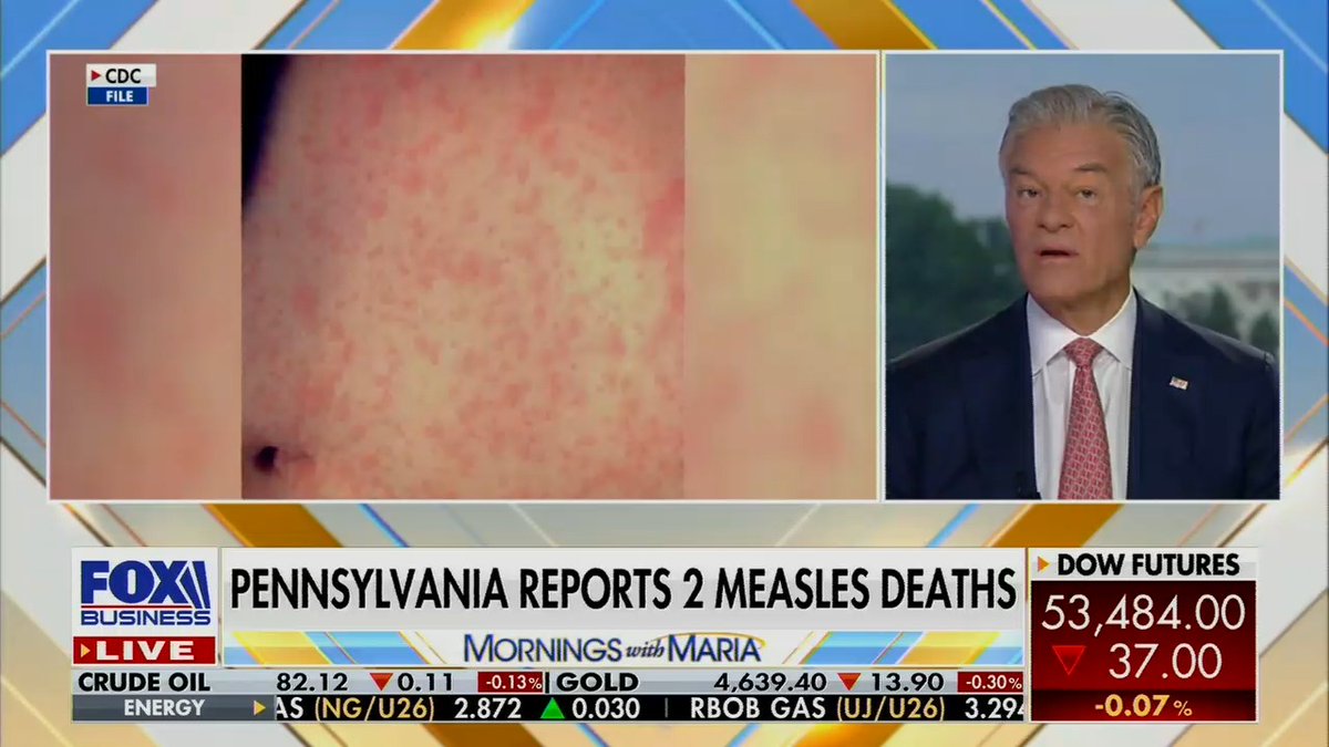 Dr. Oz on the 2 children in Pennsylvania who died of measles: I don't want anyone to be concerned inappropriately. We don't know exactly what happened to these children.