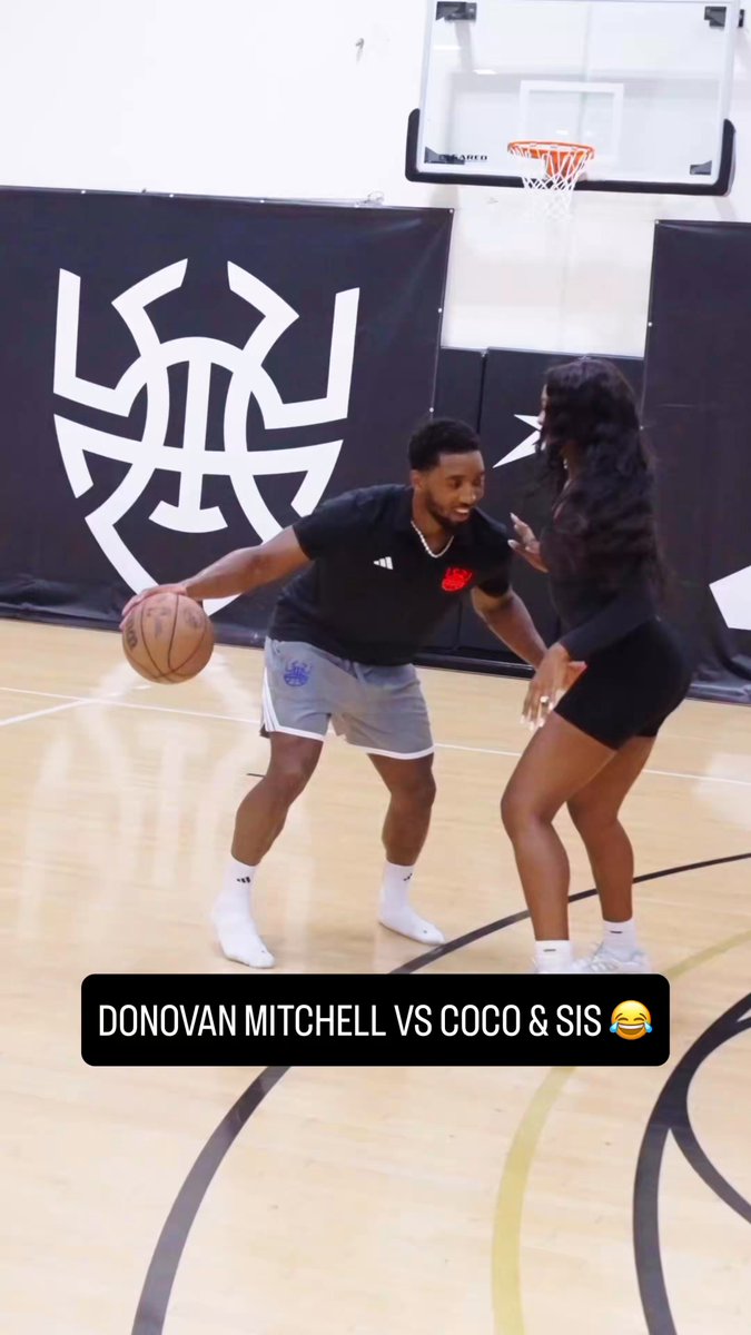 LOVE &amp; BASKETBALL ❤️🏀 Donovan Mitchell vs Coco Jones (via Swish Cultures)