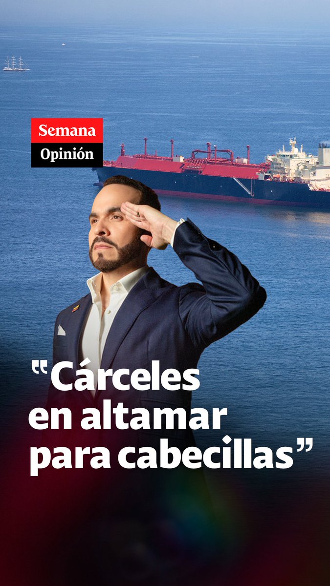 “Se les acabaron las vacaciones a los delincuentes. El presidente Abelardo De La Espriella planea aislar a los cabecillas en altamar”: Daniela Cifuentes.