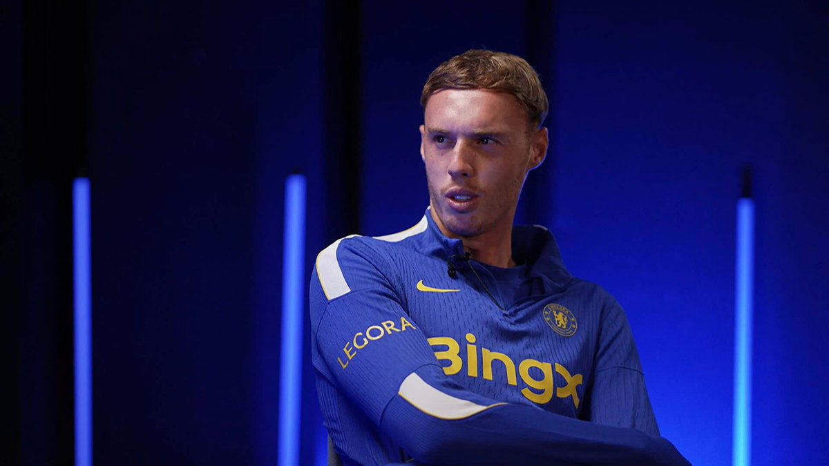 "Rubbish name, that" Cole Palmer is not having the new Chelsea front three nickname 'JP Morgan' 😅