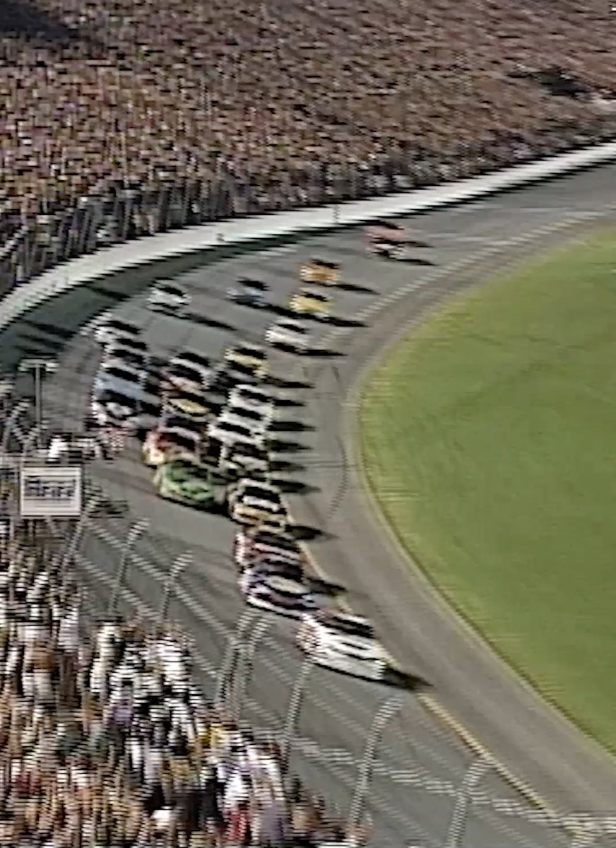 A moment that produces chills (and tears) every time. We will never forget this finish at Daytona International Speedway in 2001.