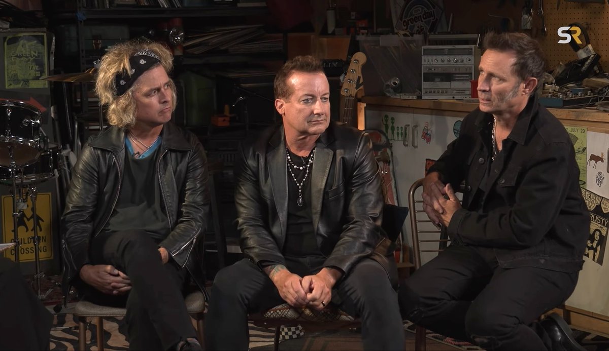 Green Day talking about Finn Wolfhard’s (and Djo’s) music when asked about artists they are currently into in a recent interview! 🔗: