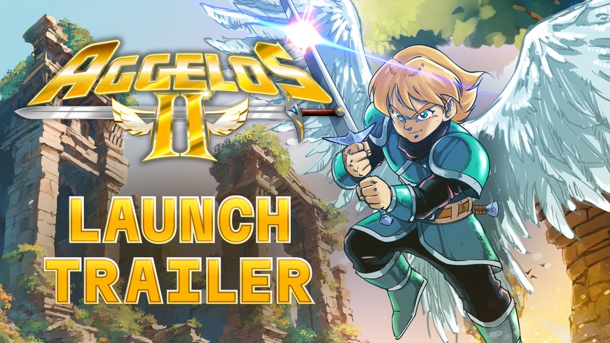 The wait is over! Aggelos 2 is out now ⚔️🎉 The Kingdom of Lumen needs your aid! ⚔️ Explore two interconnected realms 😇😈 Switch between Angel and Demon forms 👊 Battle fearsome enemies and mighty bosses ✨ Unlock powerful new abilities 🗺️ Discover secrets and hidden areas Aggelos 2 is out now on Steam, PlayStation 5, PlayStation 4, Nintendo Switch, XBOX Series X|S and XBOX One! 🔗