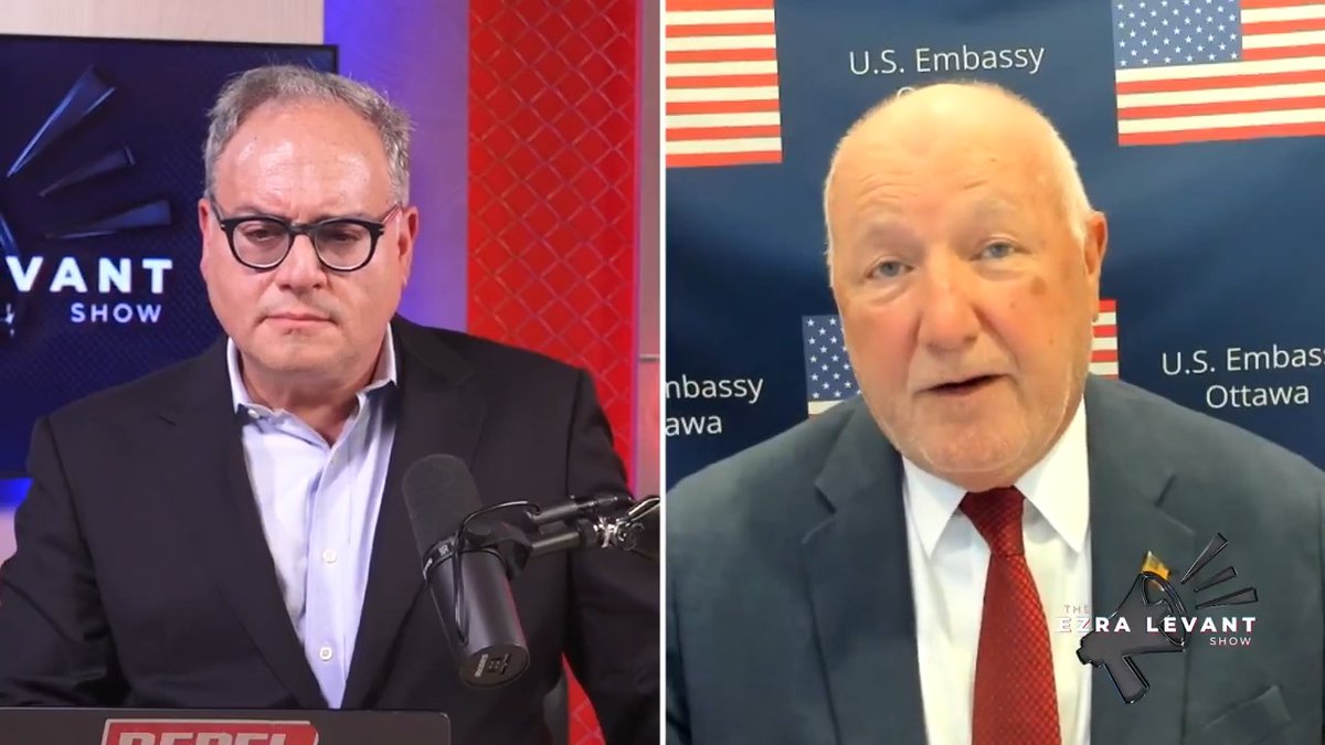 What would a happy relationship look like between the US and Canada? 🇺🇸🇨🇦 Ezra Levant 🍁🚛 spoke with US Ambassador (Ambassador Pete Hoekstra) Pete Hoekstra about what needs to happen for Canada to mend its relationship with the US amid the escalating trade war.