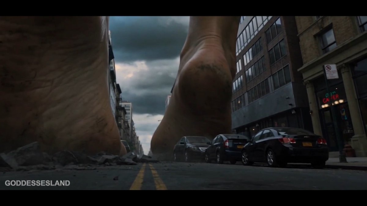 Giantess THATY🦶🏻🌸 casually strolling through crowded city streets squishing tinies like bugs beneath her dirty, stinky feet.
