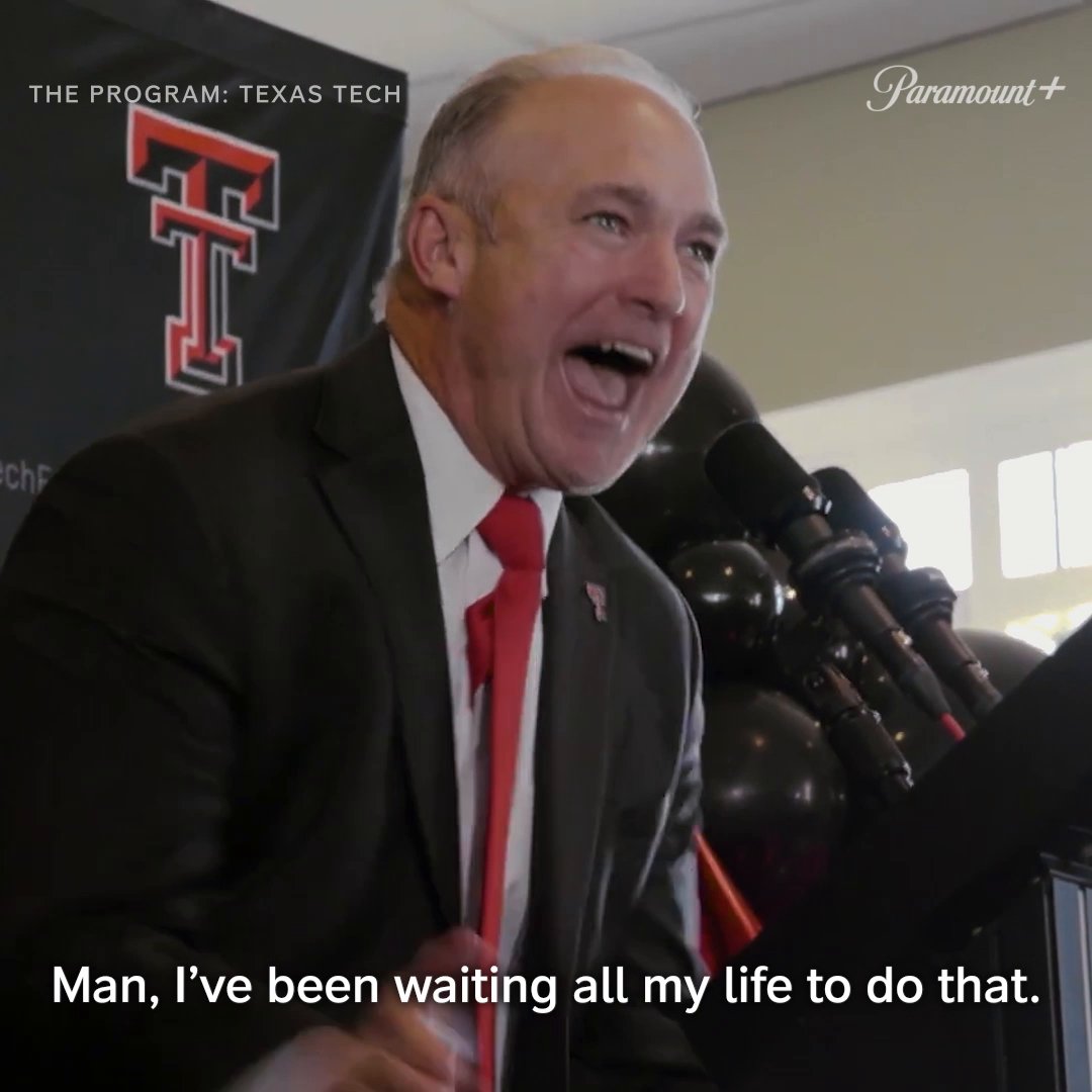 Hate 'em or love 'em, the Red Raiders are the talk of the college football world 🏈 Don't miss The Program: Texas Tech on September 4, streaming exclusively on Paramount+