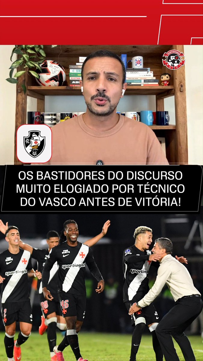 O Vasco saiu na frente do Vitória na Copa do Brasil ao vencer o jogo de ida das quartas de final por 1 a 0 e, após o jogo, o técnico Pedro Emanuel falou sobre um "lindo discurso que inflamou os atletas" antes da partida e, no Fala a Fonte, Bruno Andrade trouxe todos os bastidores do vestiário cruz-maltino: quem fez o tal discurso, o teor dele e como mexeu com os jogadores! 👉 Saiba TUDO sobre o mercado da bola no Fala a Fonte, ao vivo, de segunda a sexta, no YouTube da ESPN Brasil! #FalaFonte #FutebolNaESPN