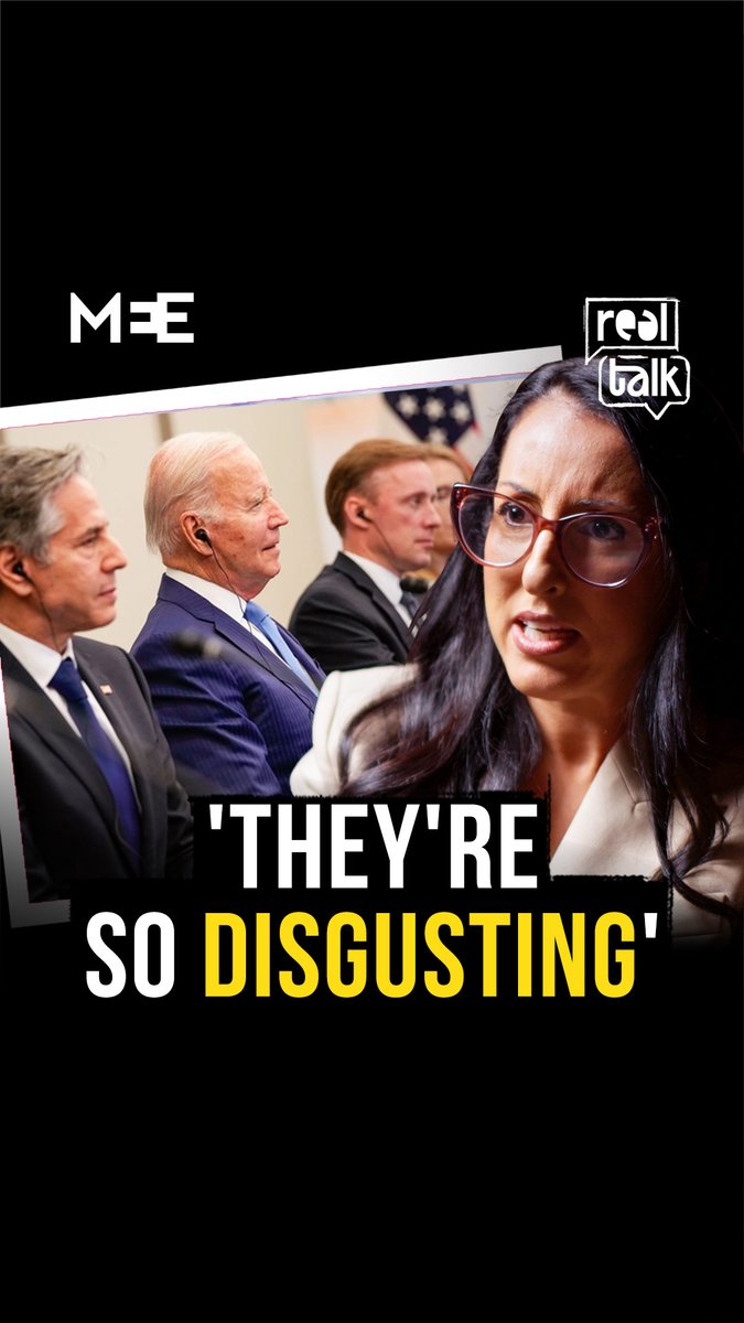 "They’re so disgusting." Former US diplomat Hala Rharrit, who resigned in 2024 over Gaza, responds to the Biden officials who’ve recently claimed they should have done more on Gaza. Watch early by joining MEE's YouTube membership ➡