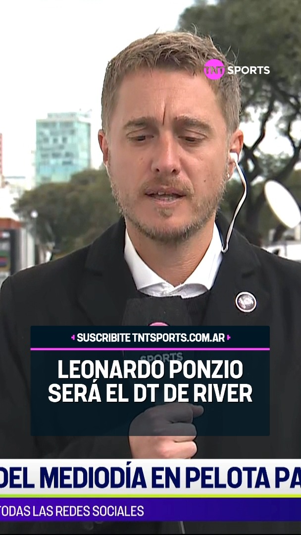 LEO PONZIO, EL ENTRENADOR DE RIVER ⚪ 🔴 Así informó Maximiliano Grillo 💚💜 que Leonardo Ponzio se hará cargo del primer equipo de River tras la salida inminente de EDUARDO COUDET. 👉 Mientras tanto, la dirigencia se tomará el tiempo que considere necesario para conseguir un reemplazante. #LPFxTNTSports