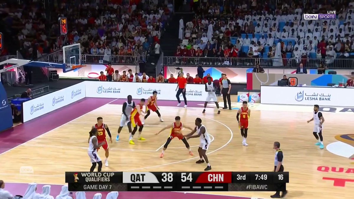🔥🏀 ثلاثية مهمة لمنتخب قطر تُقرّبه أكثر من الصين في النتيجة ▶️ كما يمكنكم متابعة البث المباشر لتغطيتنا الاستثنائية للمباراة عبر قناتنا على يوتيوب: #كرة_السلة