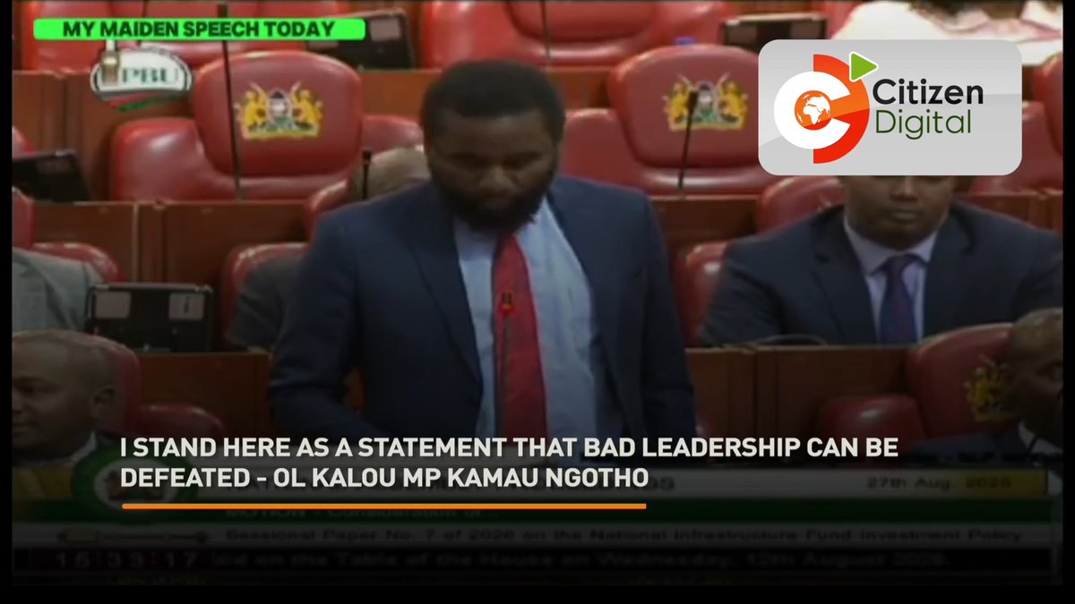 I stand here as a statement that bad leadership can be defeated - Ol Kalou MP Kamau Ngotho