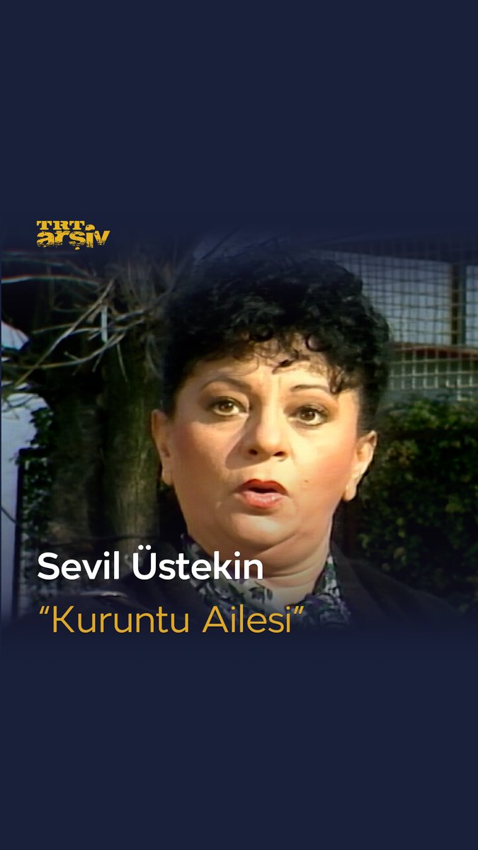 İki yıl önce bugün aramızdan ayrılan sinema ve dizi oyuncusu Sevil Üstekin'i, "Kuruntu Ailesi" dizisinde Suna Pekuysal ile birlikte oynadıkları bir sahne ile anıyoruz. 🎥