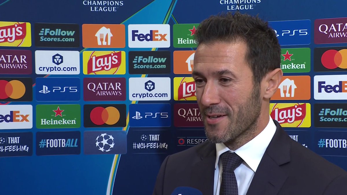 “Happy to see Kevin De Bruyne and Rodri again” Manchester City Director of Football Hugo Viana reacts to the club’s #UCLdraw 🎙️ Emma Dodds