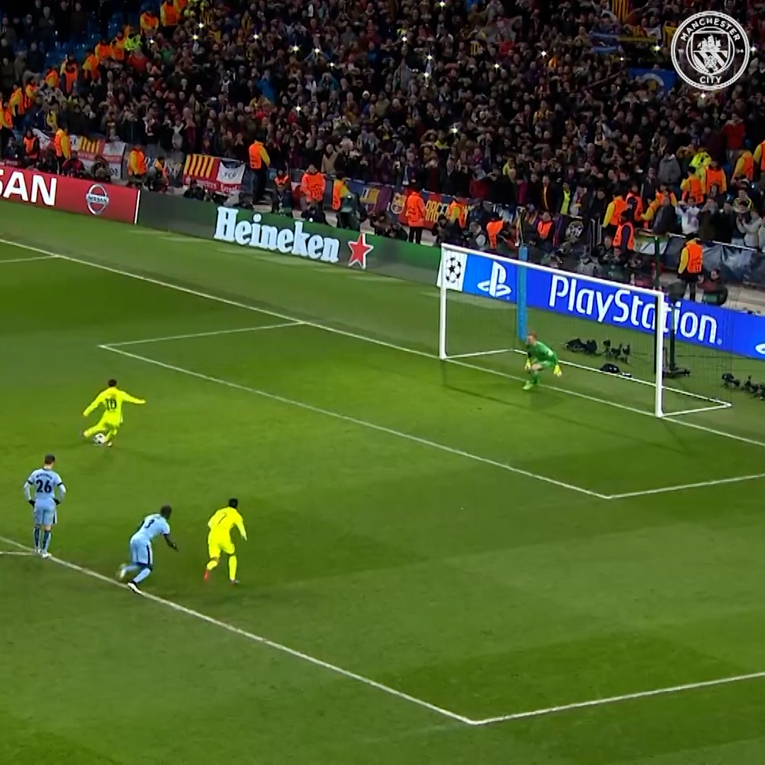 Joe Hart's penalty save against Barcelona ⏪🧤