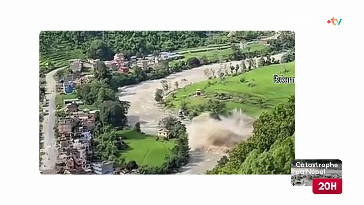 🇳🇵 Au Tibet et au Népal, tout s'est joué en quelques minutes. A partir des caméras de surveillance, des vidéos amateurs et des vues satellites, nous avons reconstitué le déroulement de la catastrophe séquence par séquence. #JT20h