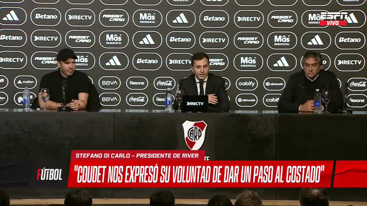 "UNA DECISIÓN DE COMÚN ACUERDO" Stefano Di Carlo, agradece al Chacho Coudet su profesionalismo y lo brindado al club. ▶️ Mirá #ESPNF90 en el Plan Premium de #DisneyPlus