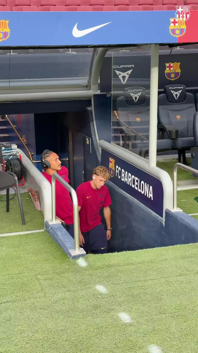 Felices de jugar en el Barça 🤝