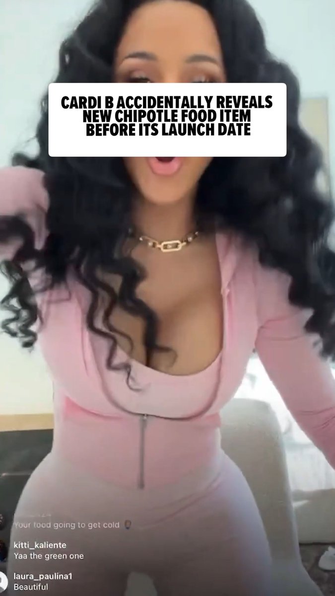 🤣 Cardi B accidentally announced Chipotle's new Chili Lime chips before its official launch date.