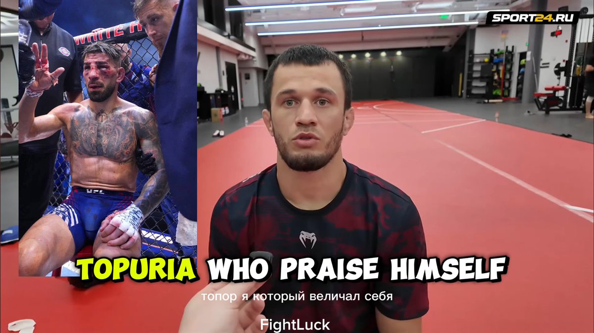 ๐จ Usman Nurmagomedov says the stereotype that fighters outside the UFC are weak is wrong, pointing to Topuria, who he says praised himself before quitting on the stool. ๐ฅถ๐คฏ ๐ฃ๏ธ โPimblett lost to a 37-year-old veteran fighter. Well, heโs top one or two now. ๐ฃโTopuria, who was praising himself, quit on the stool and said that he was not continuing.โ ๐ฃโArman lost to Gamrot, and he lost to Islam. He sits, waits a year, fights once, and says that he is the best fighter in the world. While he had two fights, I made four title defenses.โ ๐ฝVia: Sport24 / YouTube ๐น๏ธ