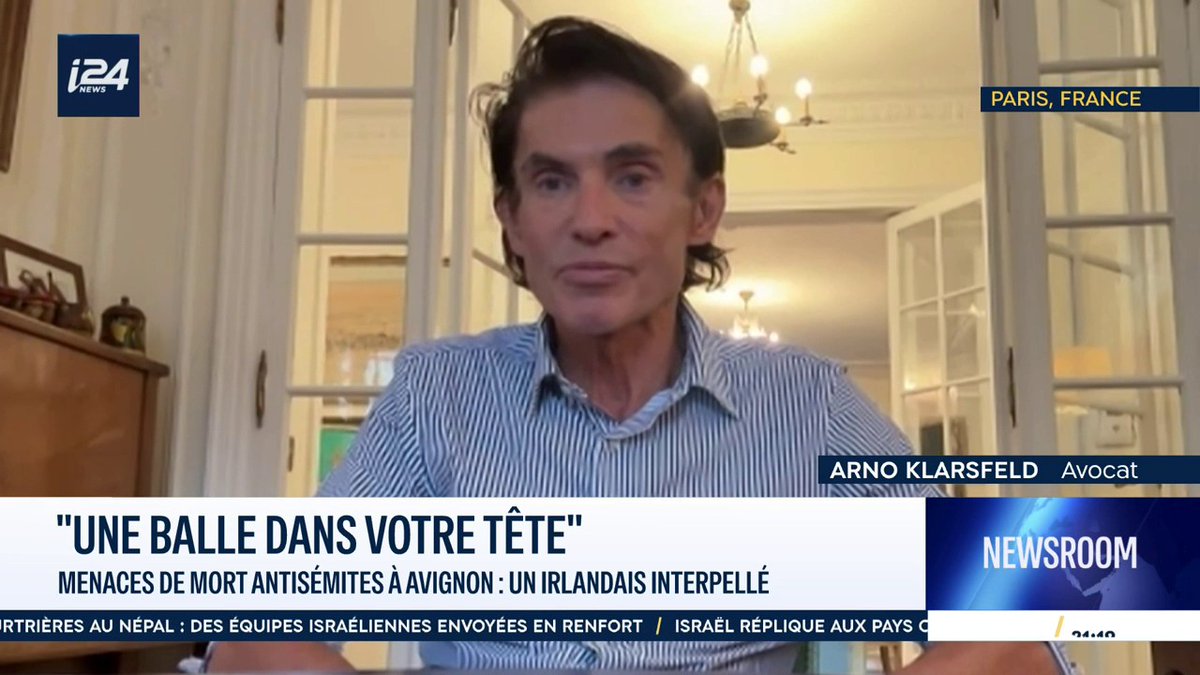 💥💬 "Dans certains partis, les Juifs doivent se désolidariser d’Israël pour pouvoir continuer à y exister : on leur demande de devenir des sortes de marranes politiques, comme sous l’Inquisition on demandait aux Juifs d’abjurer le judaïsme" Arno Klarsfeld (arno klarsfeld) #Newsroom