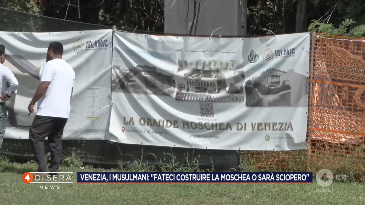 È scontro sulla grande moschea che la comunità bengalese di Venezia chiede di costruire. Il Comune stoppa il progetto e la comunità risponde: "Fateci costruire la moschea o sarà sciopero" Il servizio a #4diSera News