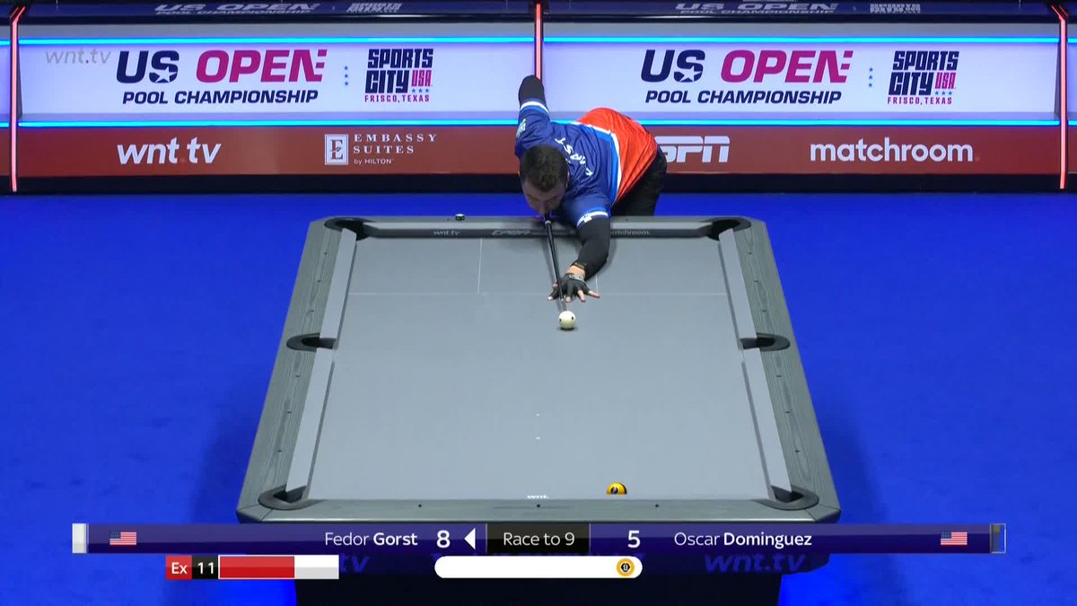 FEDOR GORST, THAT IS ABSOLUTELY INSANE!!!!!!!!! 🔥🔥🔥🔥🔥🔥 WHAT A SHOT TO WIN THE MATCH 🤩 #WNT | #USOpenPool 🇺🇸