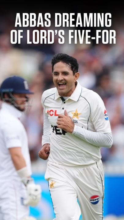 Four wickets on the opening day after a pair of four-fors in 2018 - Mohammad Abbas is dreaming of the Lord’s honours board 🤞