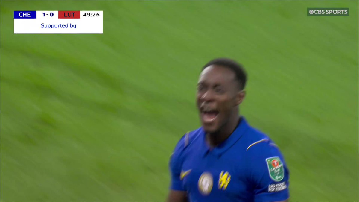Danny Welbeck scores his first goal for Chelsea 👊 Catch all Carabao Cup action live on Paramount+ 📺