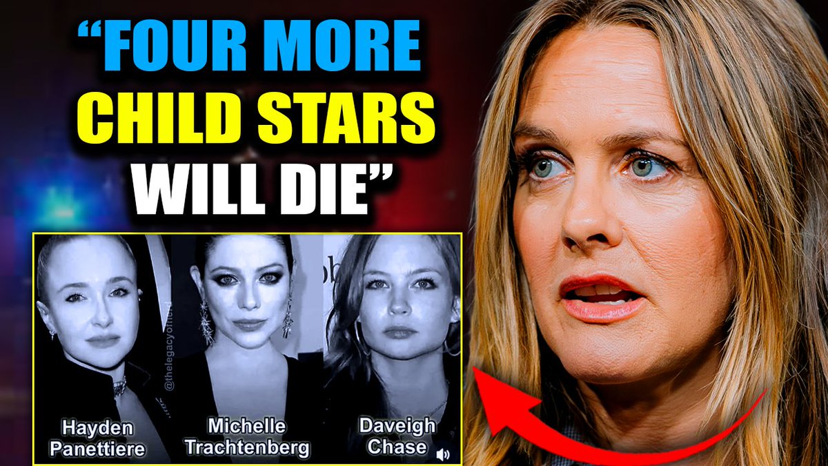 Alicia Silverstone Reveals 4 More Epstein Victims Will Die as 'Sacrifice Season' Rips Through Hollywood Four more Hollywood child stars are marked for death, and their blood will be part of Satanic ritual sacrifices, according to Alicia Silverstone. She's blowing the lid off Hollywood's elite death cult, claiming these murders are timed to the Luciferian calendar's blood harvest dates. And who's on the hit list? Ex-child actors and Epstein survivors who’ve dared to open their mouths.