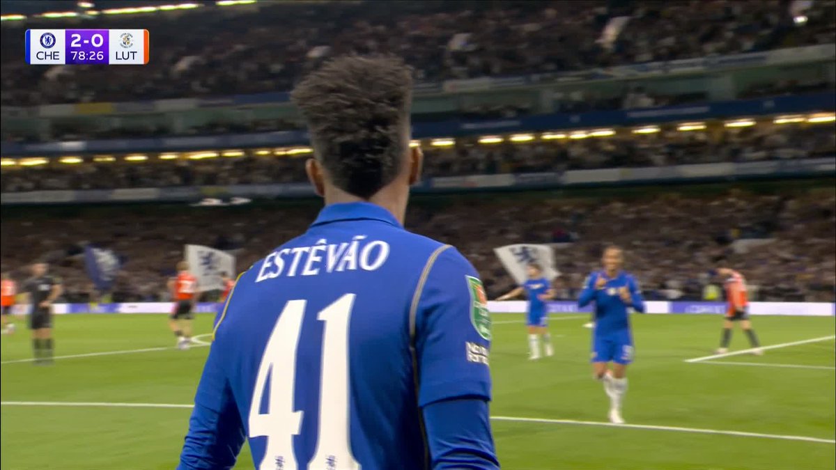 Estêvão makes it two for Chelsea! 💥