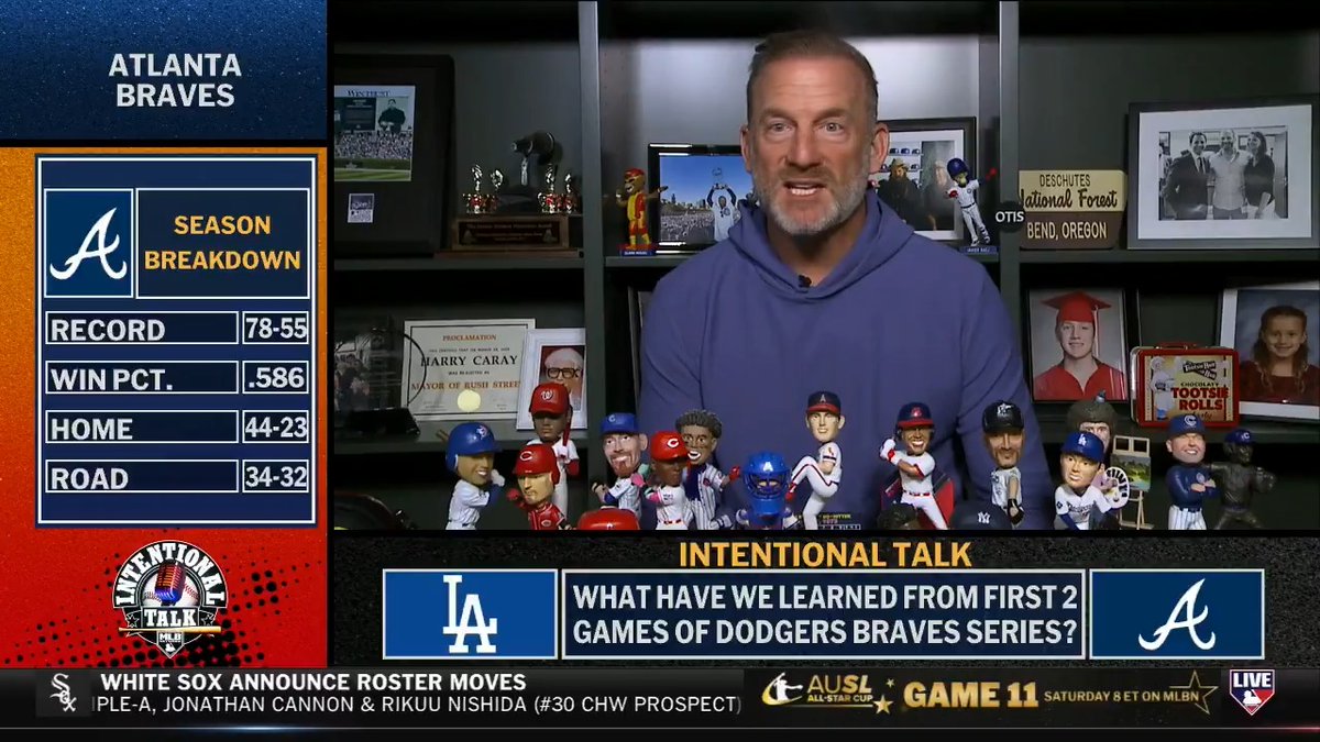 Yoshinobu Yamamoto and Chris Sale toe the rubber tonight to wrap up the Dodgers-Braves series 👀 What have we learned from this potential Postseason preview? Siera Santos | Kevin Millar | RyanDempster