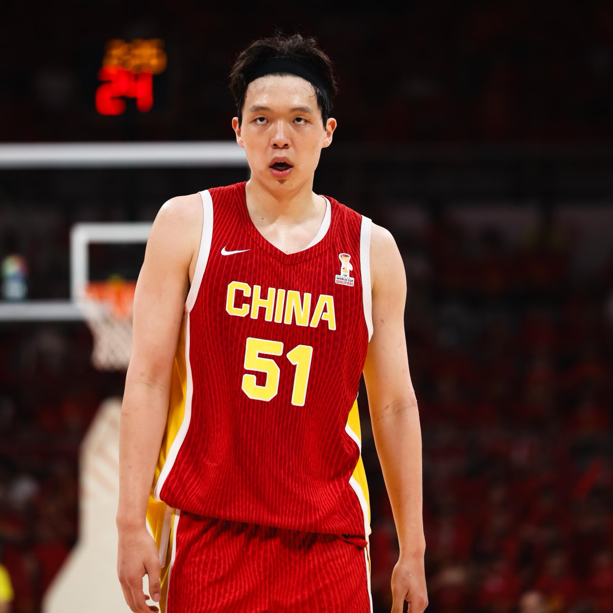 Yang Hansen delivered in today's FIBA World Cup Qualifier win for Team China 📦 🇨🇳 15 PTS 🇨🇳 7-11 FGM 🇨🇳 9 REB 🇨🇳 2 BLK (via FIBA Basketball World Cup 🏆)
