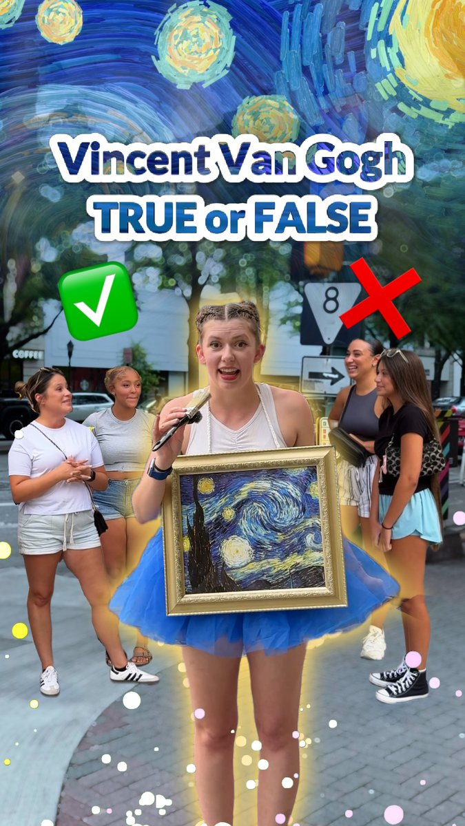 Let's play Vincent van Gogh: True or False 🖼️✨ #art #skycotl #vangogh #dearvangogh