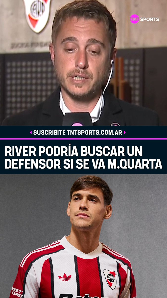 ¿RIVER TRAE UN DEFENSOR? 💣⚪🔴 Informa Maximiliano Grillo 💚💜 que la dirigencia Millonaria analiza incorporar un marcador central en caso de que Lucas Martínez Quarta deje el club. ℹ️ El Chino tiene ofertas desde Emiratos Árabes y Qatar y analiza una salida.
