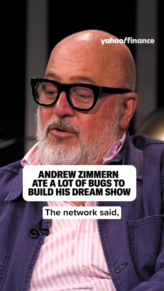 Andrew Zimmern ate a lot of bugs to build his dream show. 🐜🐛🪳 The award-winning chef explains his million-dollar chess move with "Bizarre Foods" to create his TV empire in the latest episode of Built Different with Ian Schwartzman. ♟️ Watch the full interview on YouTube, Friday, August 28, 9 am ET.