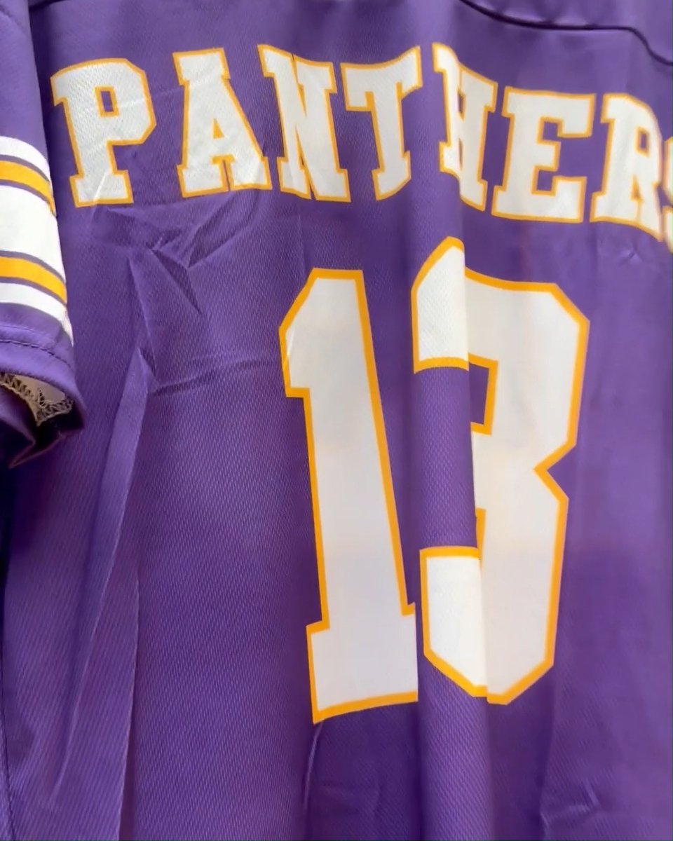 🏈 Panther legend #13 Kurt Warner will be in the UNI-Dome for the home opener on September 12th! 💜 The first 1,000 fans in attendance will receive this replica Kurt Warner jersey! 🎟️ #EverLoyal | #LegacyEra