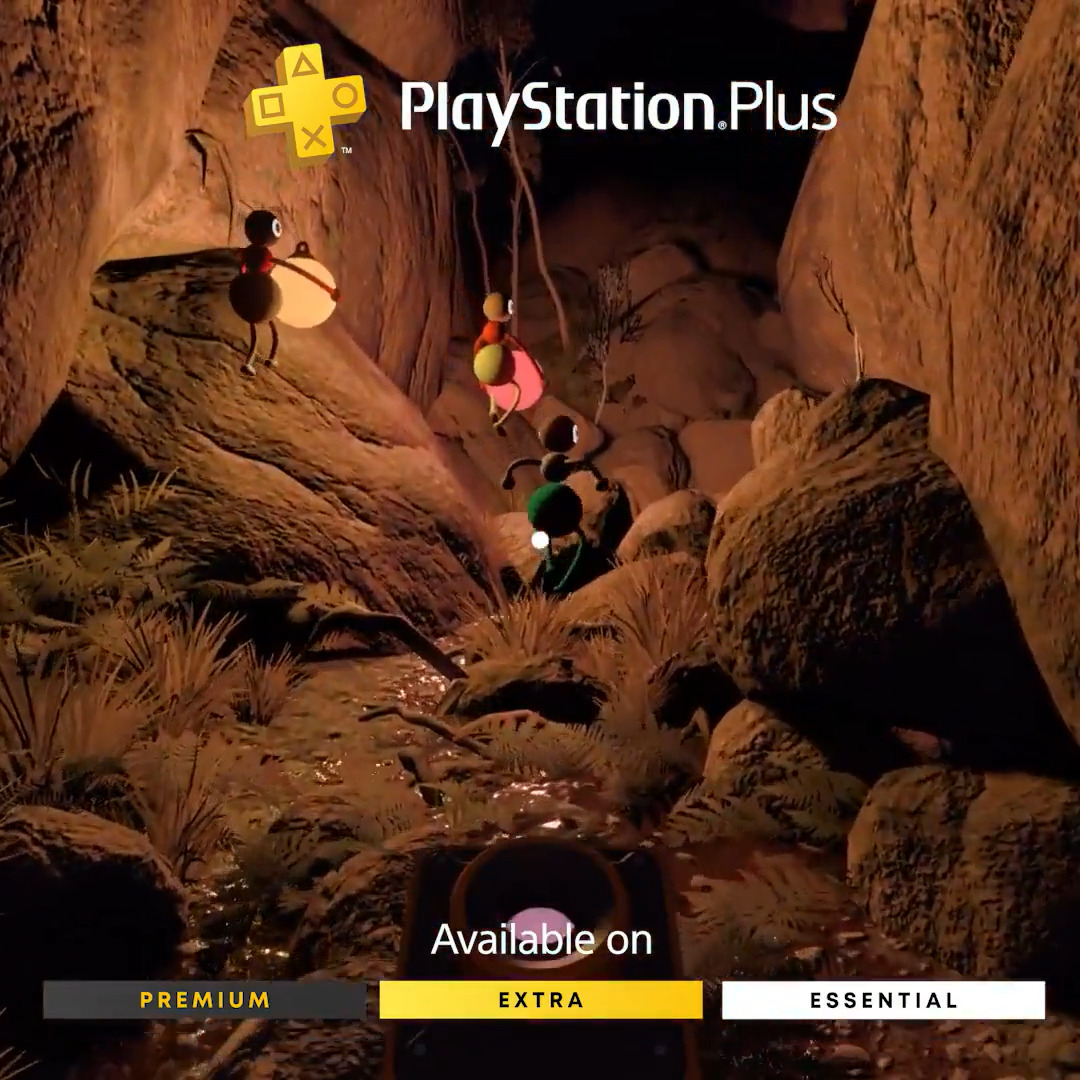 Laser pointers, binoculars, radios, gourds... everyone calls them gourds, right? 🧭🔦📻 Take them on your Big Walk, available now as a PlayStation Plus Monthly Game.