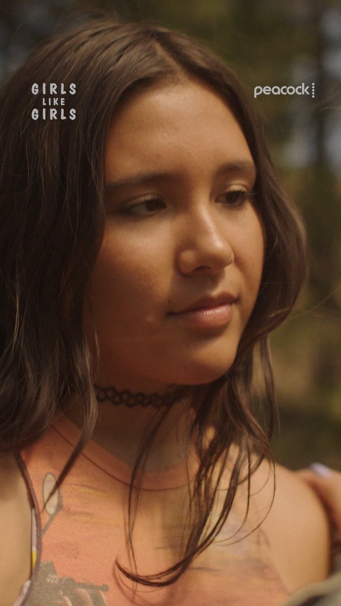 This is what falling in love looks like. #GirlsLikeGirls with a post-credits scene is streaming on Peacock.