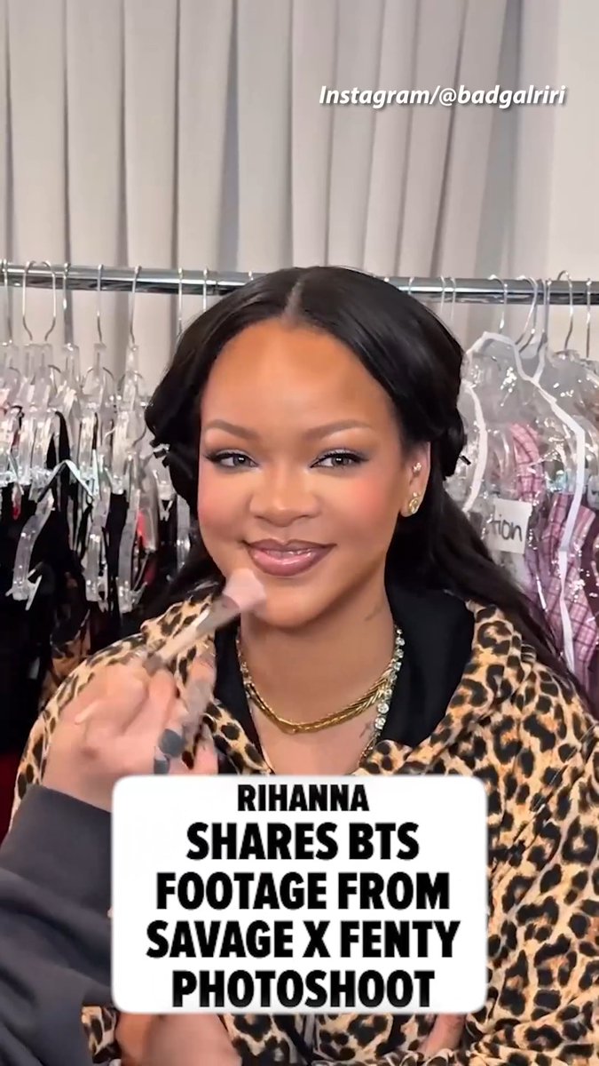 😍 RiRi graces us with some sexy behind-the-scenes footage from her Savage X Fenty shoot.