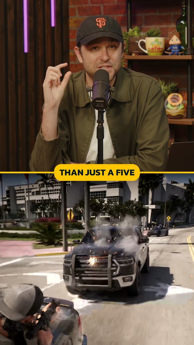 Five stars just isn't enough, you can push your wanted level in GTA VI to six stars ⭐ ⭐ ⭐ ⭐ ⭐ ⭐ #GTA #GTA6 #GTAVI #GamingNews