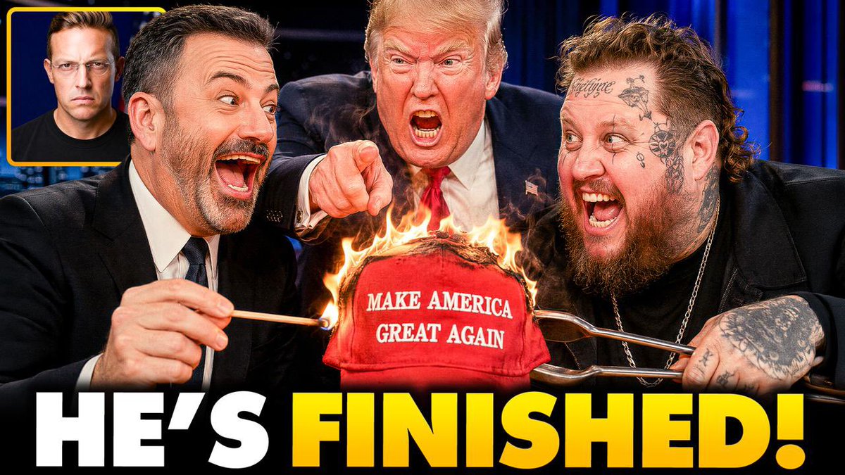 Jelly Roll SNAPS at His Fans! Demand They Delete His Music After Backlash for Turning on Trump... Country music star Jelly Roll has doubled down during his guest-hosting stint on Jimmy Kimmel—mocking President Trump and instructing his audience: "don't listen to me." It's not that the right can't take a joke...the right is the most ridiculed group of people by all of corporate media. What Jelly Roll is doing is nothing novel. And that’s exactly the problem. It’s the betrayal. Something that has become all too common in Hollywood. Jelly Roll built an audience by publicly embracing Trump and Christianity. Then, suddenly, when this persona was no longer a convenient way to accrue fame and TV gigs—he abandoned it. It's the audacity to turn on your audience to please the likes of Jimmy Kimmel and his audience of liberals. It's the betrayal and dishonesty that has people upset, not the "unfunny" jokes...if you can call them that. Nobody likes a sellout. Imagine selling out your audience of Christians and Patriots in exchange for leftists and liberals who will betray you at first chance.