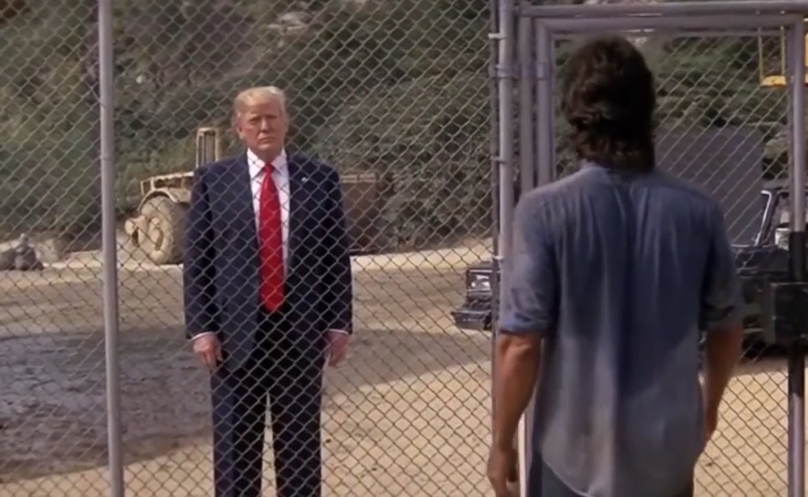 Donald Trump calls in Rambo to end the Iran war.