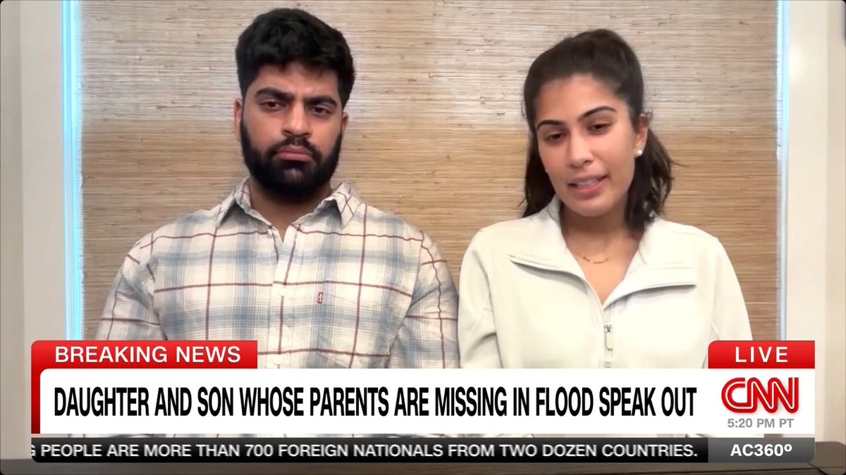 Two American siblings plan to travel to Nepal to search for their parents after they disappeared following the flash flood that has devastated the region.