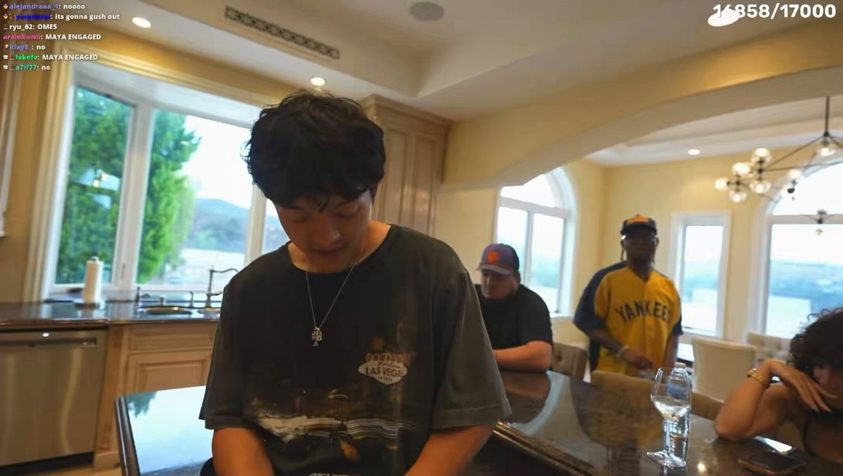 Jasontheween, Cinna &amp; YourRAGE were all happy after seeing Maya officially announce that she’s engaged to her boyfriend 🥹❤️ “That’s actually beautiful bro”