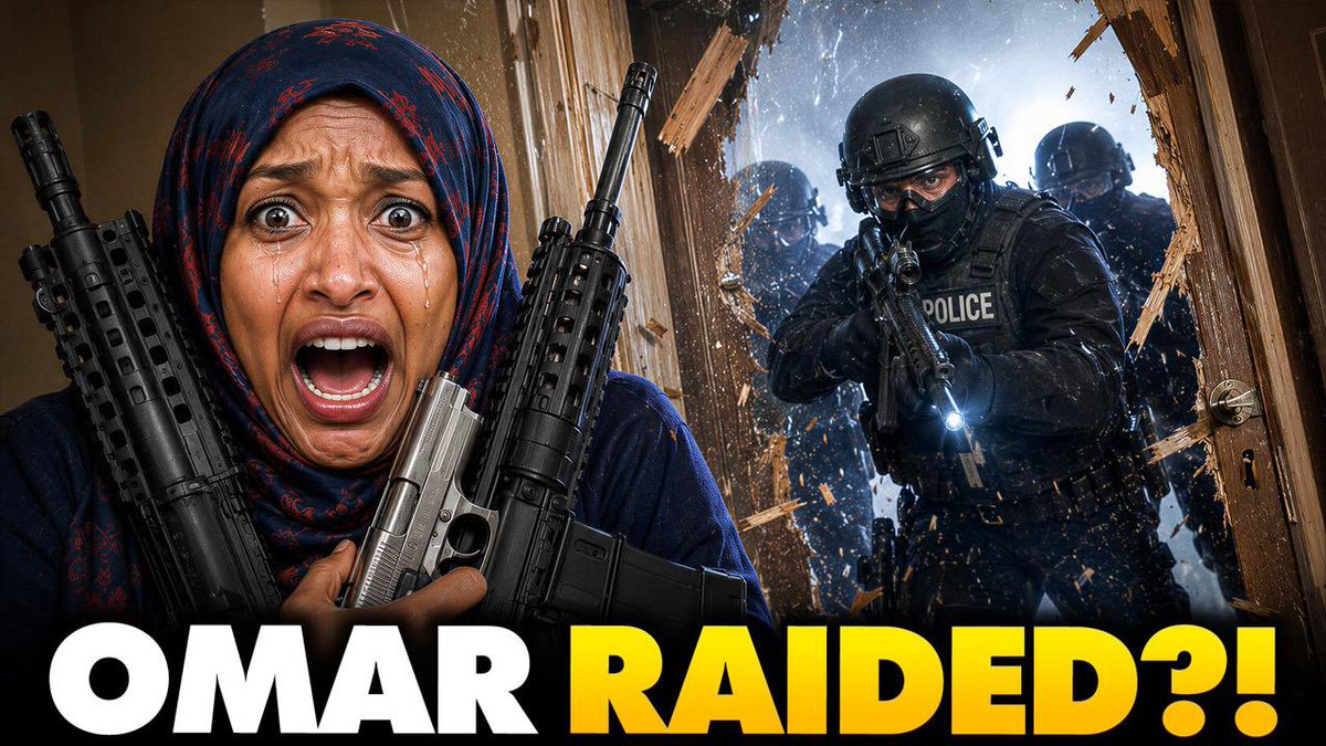 Cops RAID Ilhan Omar Family Home | Arrests Made For Illegal Firearms and Ammo as Ilhan in PANIC….. Minneapolis Police executed a search warrant Tuesday night at the apartment of Rep. Ilhan Omar's son, Adnan Omar. Roomate Abdulrahman Abdi was ARRESTED. Multiple weapons and ammunition were seized. Abdi has been convicted 10 times in past. This is the third-worldism Somalis import into America: lawlessness and crime. How many of these weapons belonged to Ilhan Omar's son?