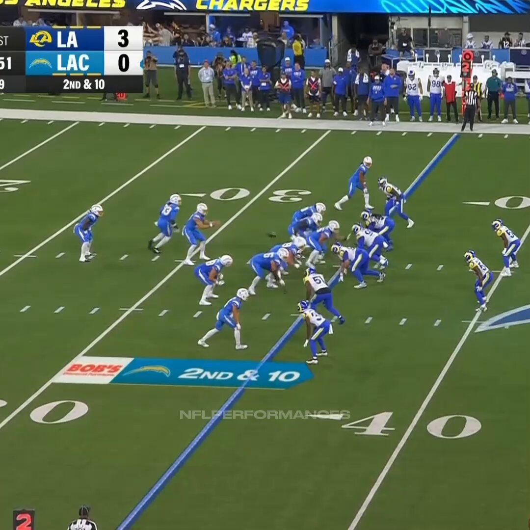 JUSTIN HERBERT 65 YARD MISSLE TO QUENTIN JOHNSTON