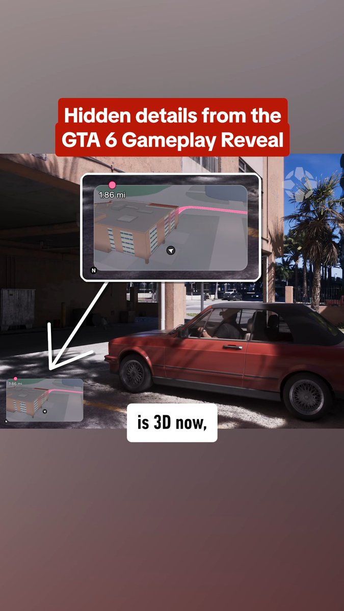We got a 3D mini-map in GTA 6 before GTA 6