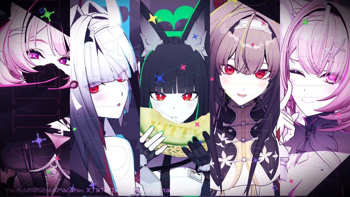 ꙳⋆✡︎📢 動画up .ᐟ.ᐟ💝 ★━━━━---- 【Void Hunter Ver.】レミエール💖葉瞬光🎀星見雅🍈/Kitty【ゼンゼロ/ZenlessZoneZero/MMD】 ★━---- 虚狩り ฅ^•ω•^ฅ Kitty 🖤⋆。°✩ #ゼンゼロ #zzzero #uni_kitty
