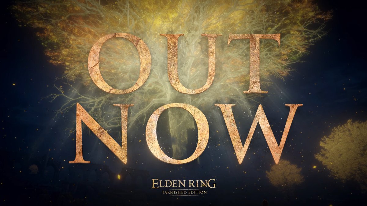Rise, Tarnished. #ELDENRING Tarnished Edition and the Tarnished Pack DLC are now available.